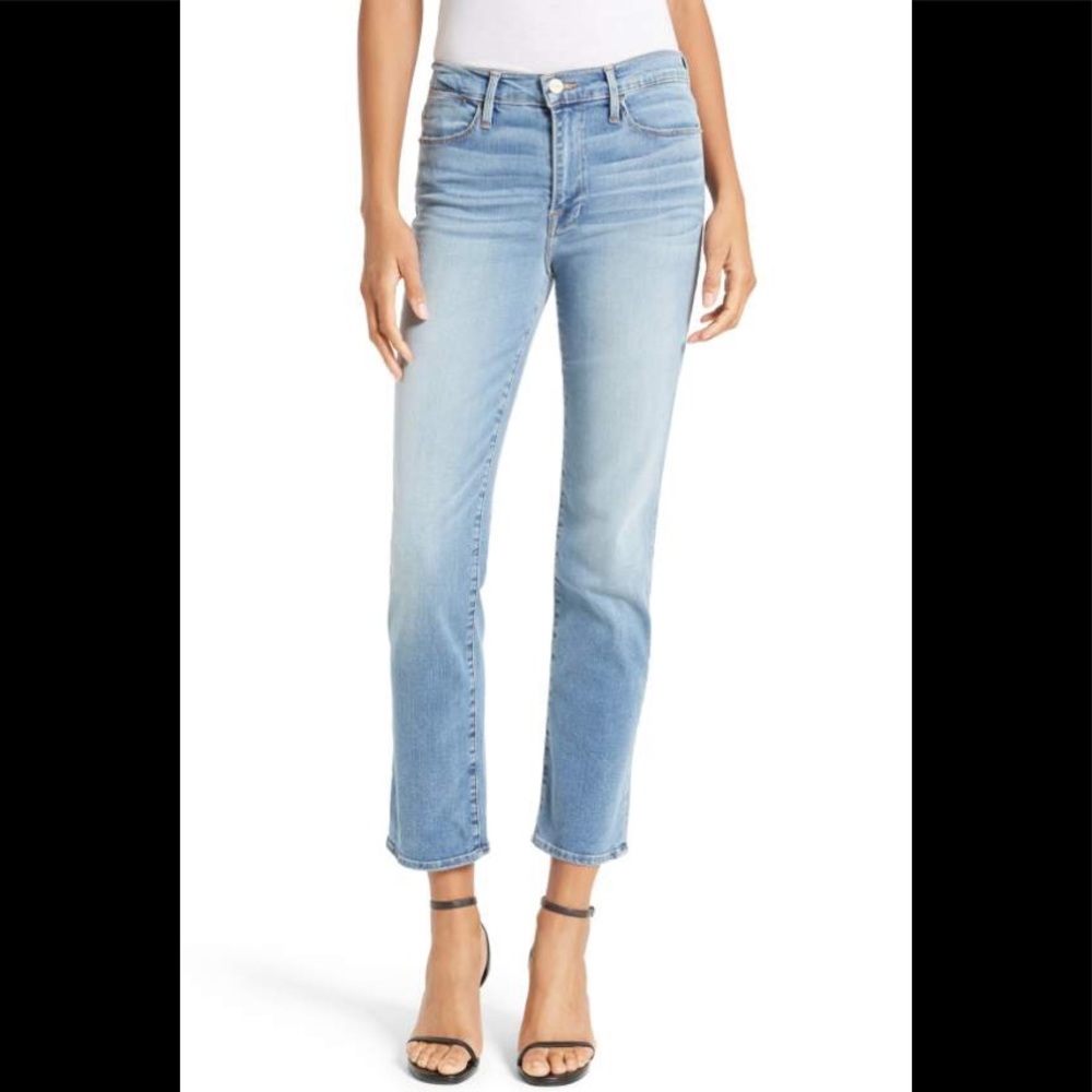 Let High Straight Frame Denim in Kirkside